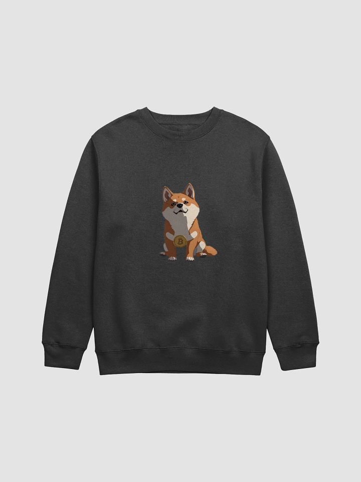 Crypto Shiba Inu Sweatshirt – Bitcoin Meme Crewneck product image (2)