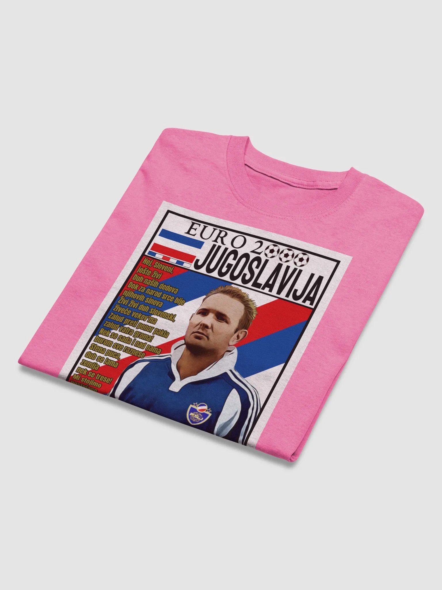 Siniša Mihajlović (SR Jugoslavija) EURO 2000 Gildan Heavyweight T-Shirt product image (4)