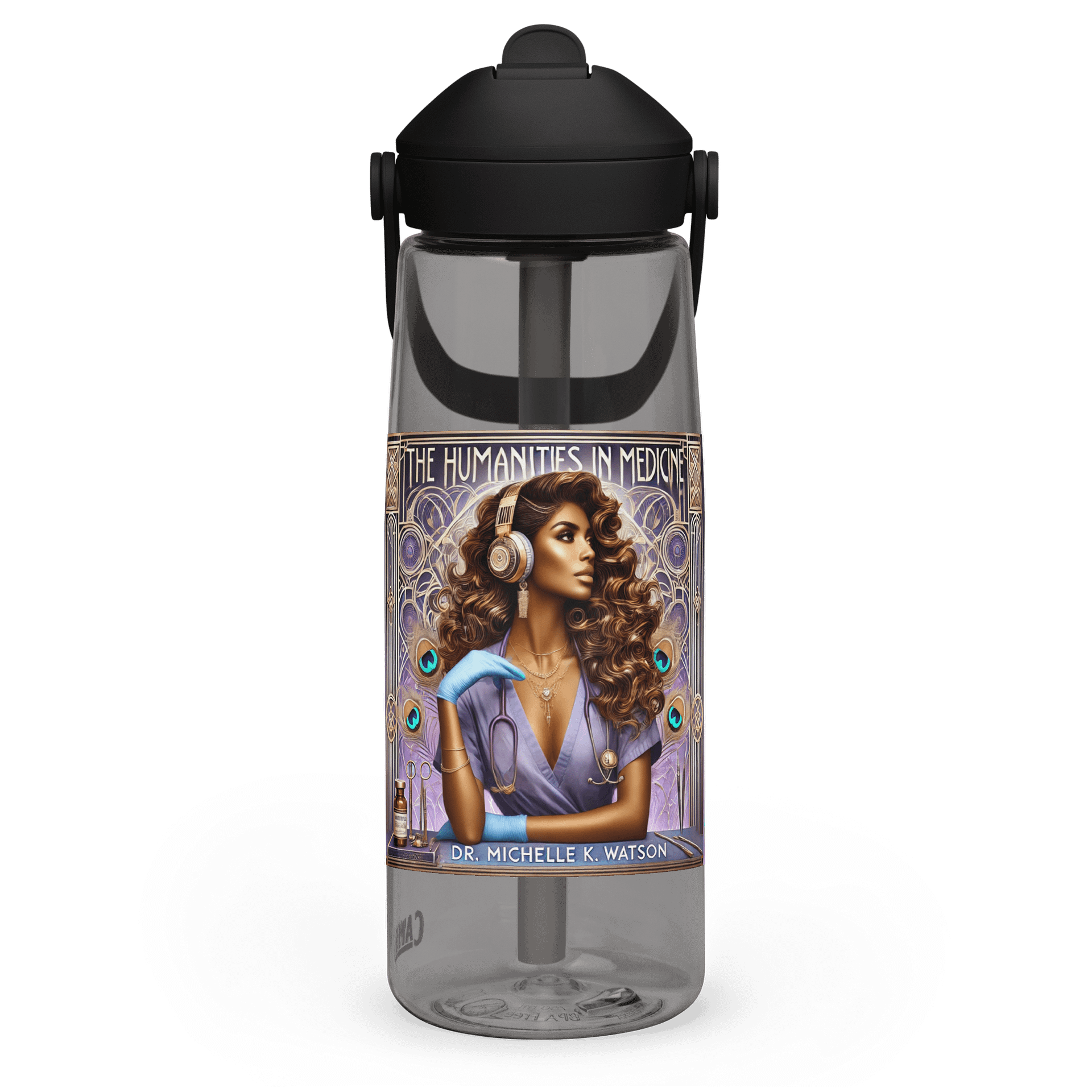 Humanities In Medicine Lovely Lavender Lady Medical Water Bottle product image (13)