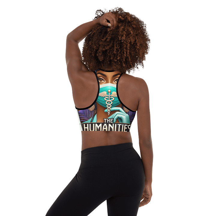 Humanities In Medicine Beaux Arts Goddess Padded Sports Bra product image (2)