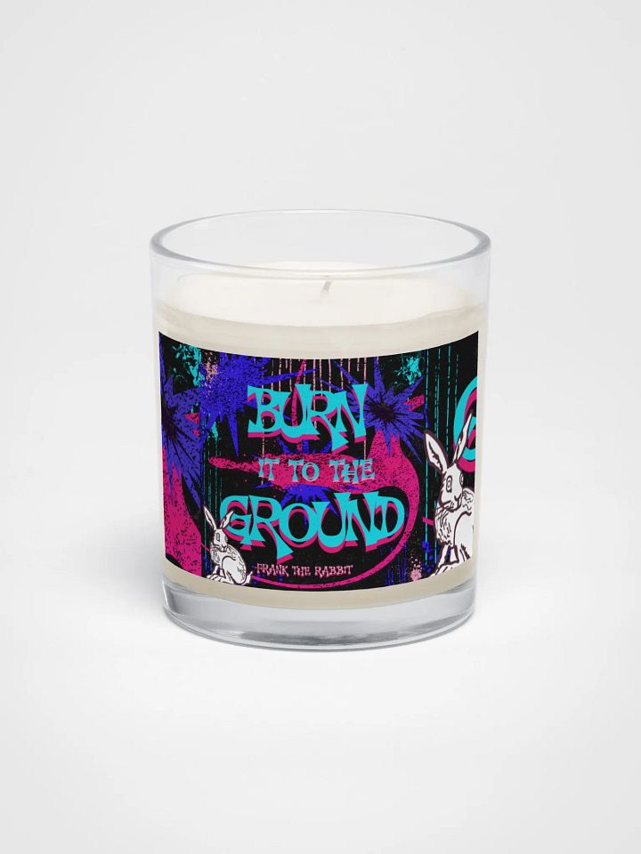 burn it to the ground, bunny rabbit Chaos & Calm Soy Wax Candle product image (1)