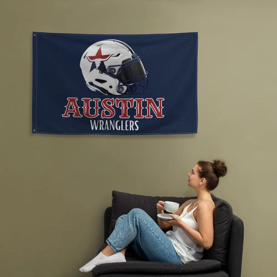 Austin Wranglers Team Flag product image (12)