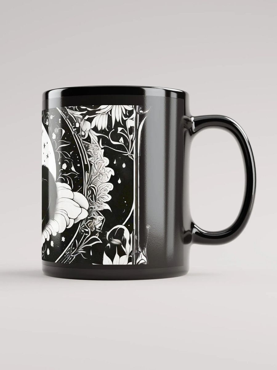 The Lord Of the Clouds - Black Cat on a Glossy mug product image (1)