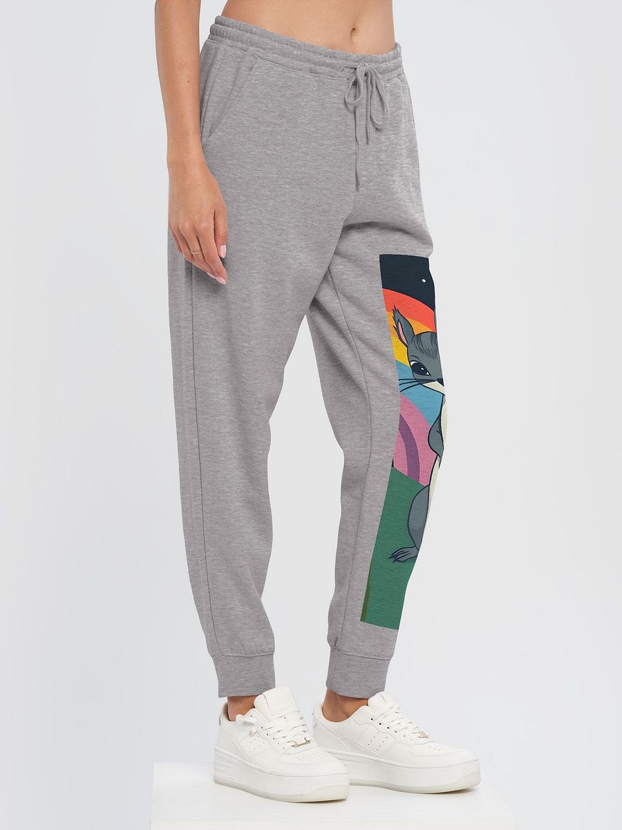 Rainbow Squirrel Relaxed Fleece Joggers product image (3)
