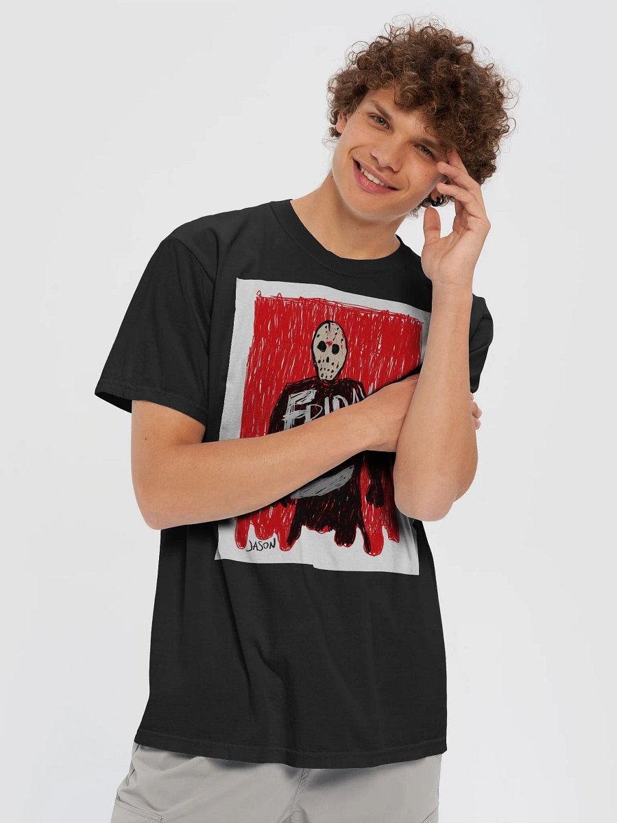 🔪 "JASON" CreepyKids Unisex Horror Tee Art Print🔥 product image (5)