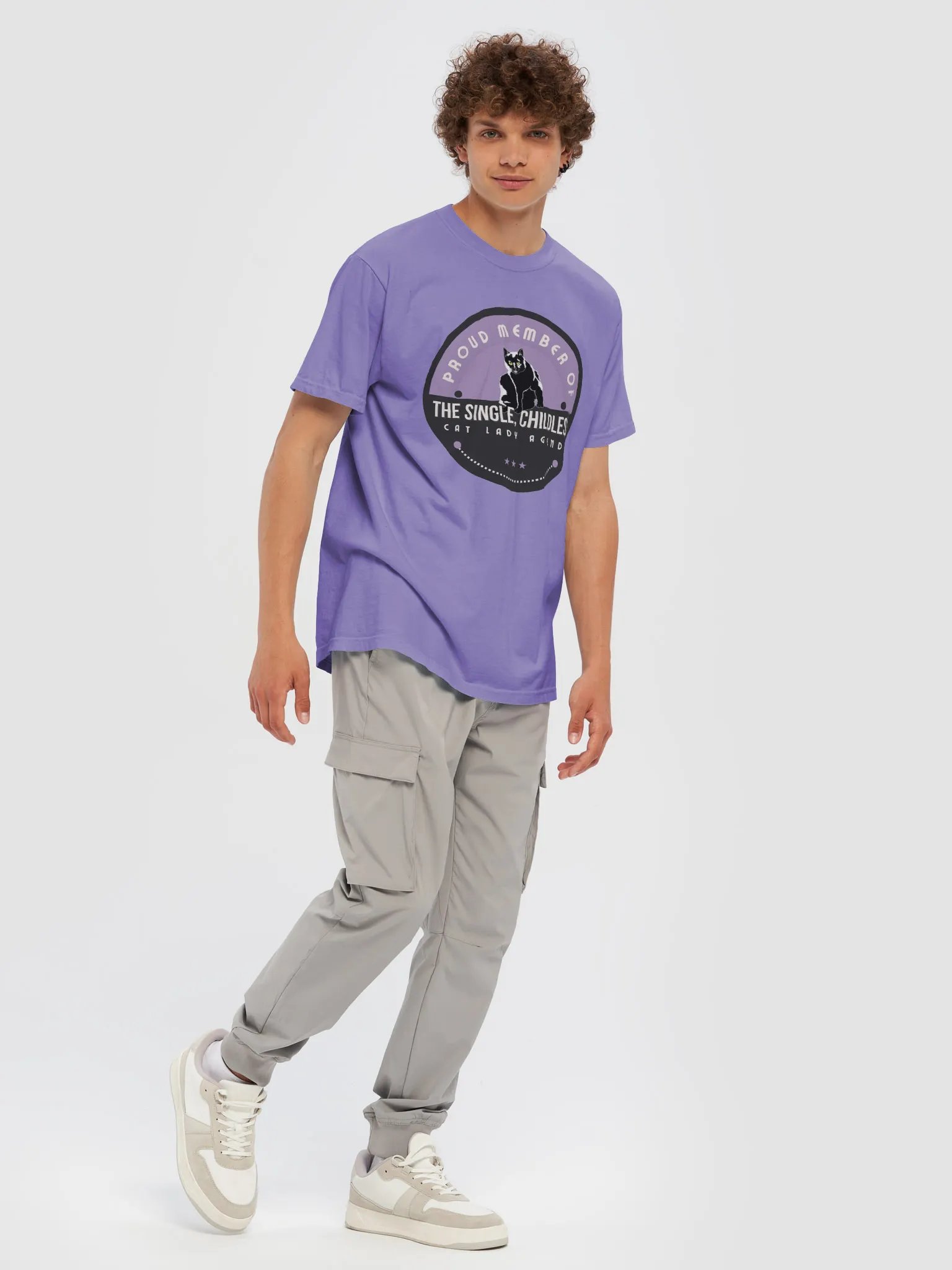 The Single, Childless, Cat Lady Agenda: A Feminist inspired T-Shirt product image (7)