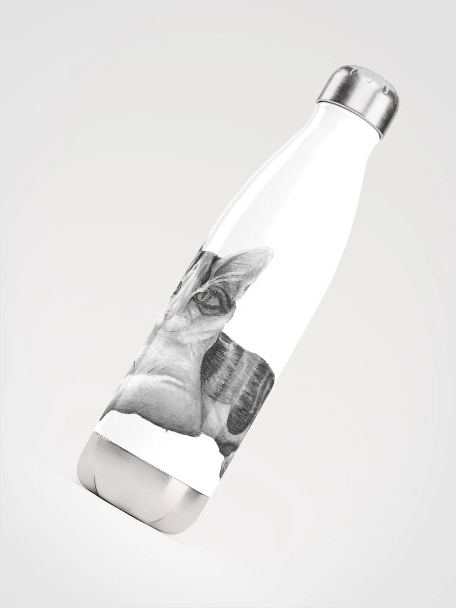 Cat Drawing Water Bottle product image (4)