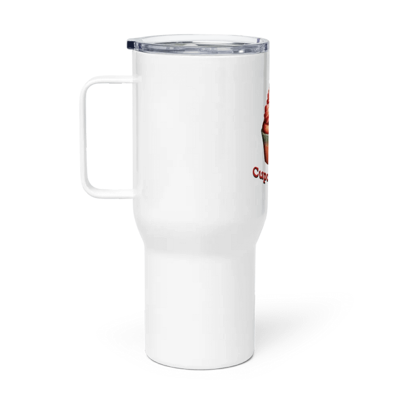 Cupcake Bliss Travel Mug With A Handle