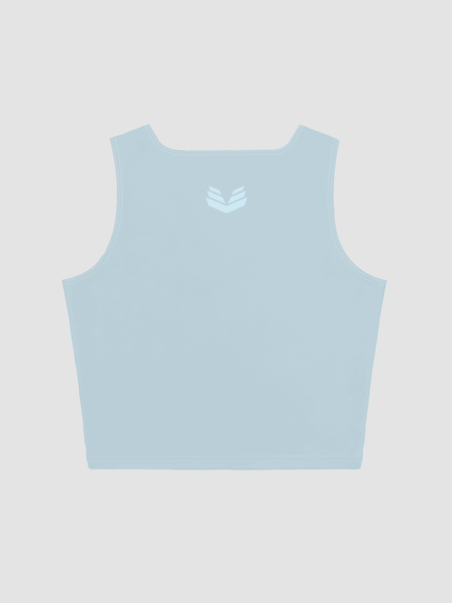 Signature Crop Top Tee - Blue Mist product image (6)