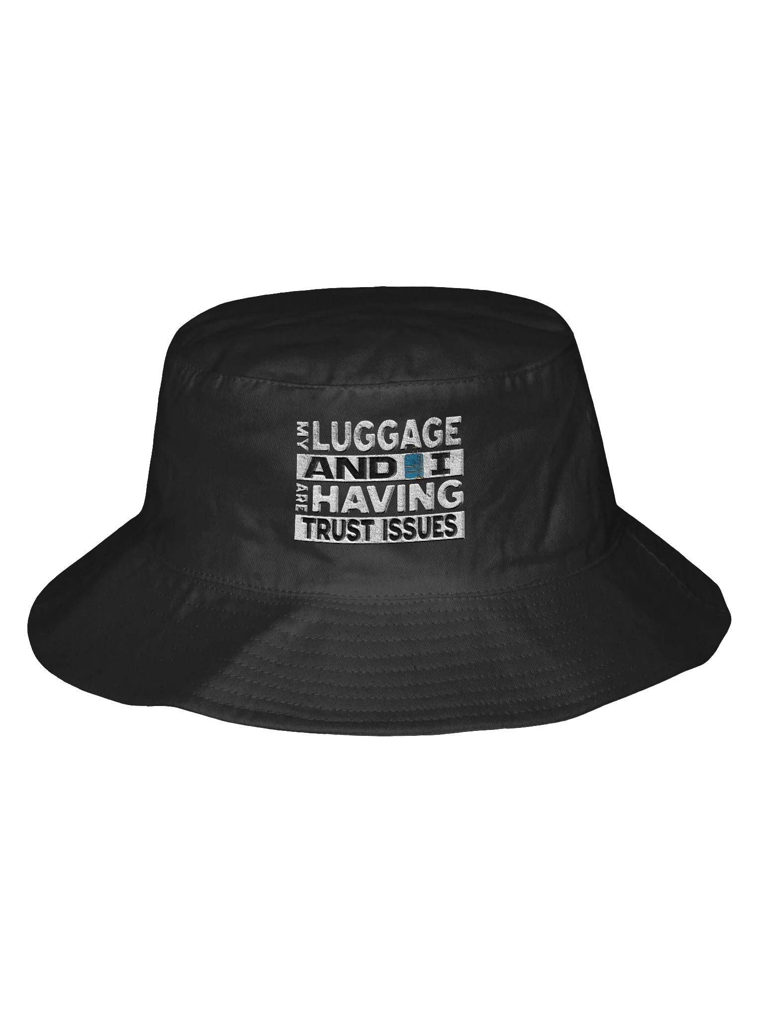 Suitcase Trust Issue Bucket Hat product image (1)