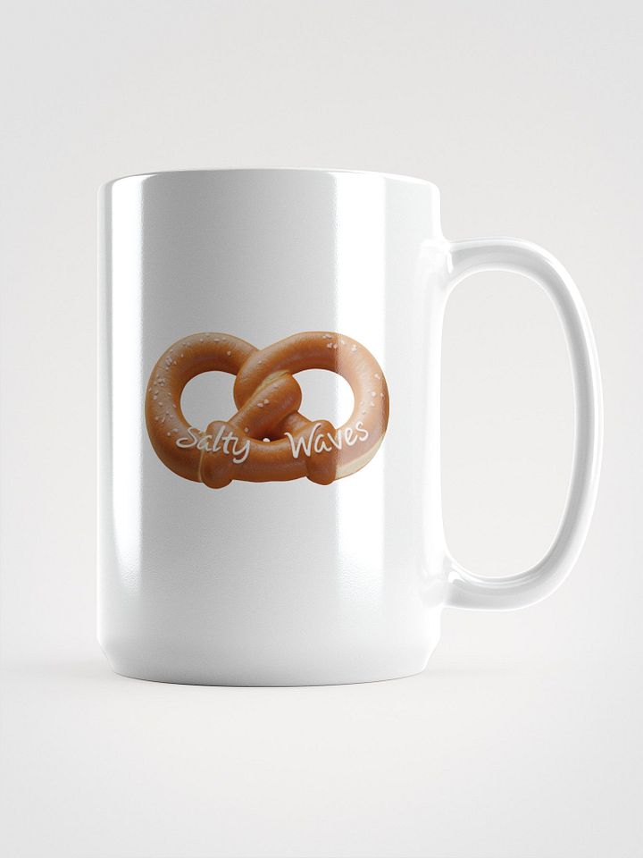 Pretzel Salty Waves White Glossy Mug product image (1)