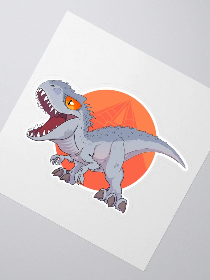 Fierce Dino Kiss Cut Stickers product image (2)