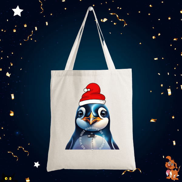 Christmas Penguin Tote Bag product image (1)