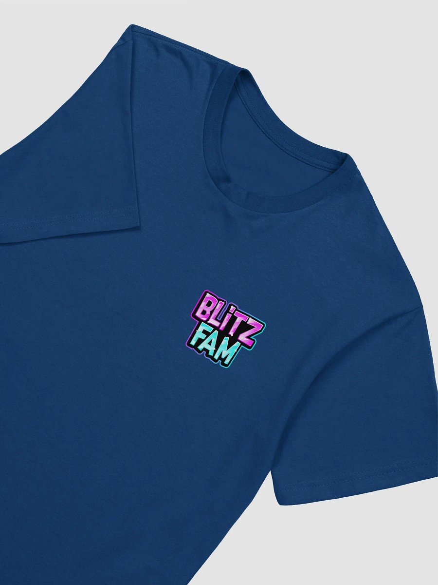 Blue t shirt BFam left logo product image (3)
