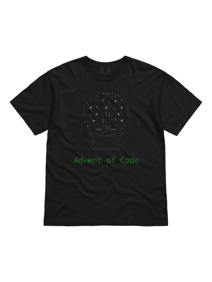 Advent of Code 2025 - Heavyweight T-Shirt product image (1)