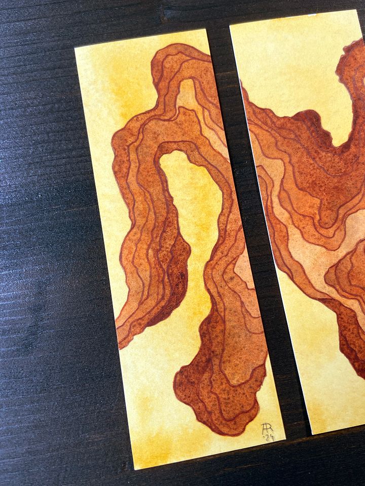 Watercolour Bookmarks product image (1)