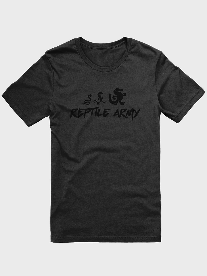 Noah's Pick! Black On Black - Reptile Army Tee product image (1)