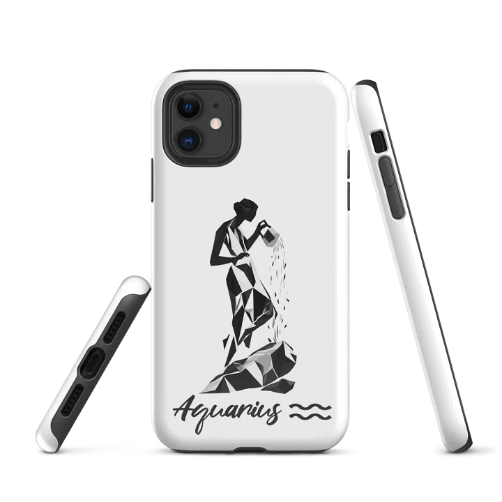 Aquarius iPhone Tough Case - Futuristic Flair for Visionary Thinkers product image (1)