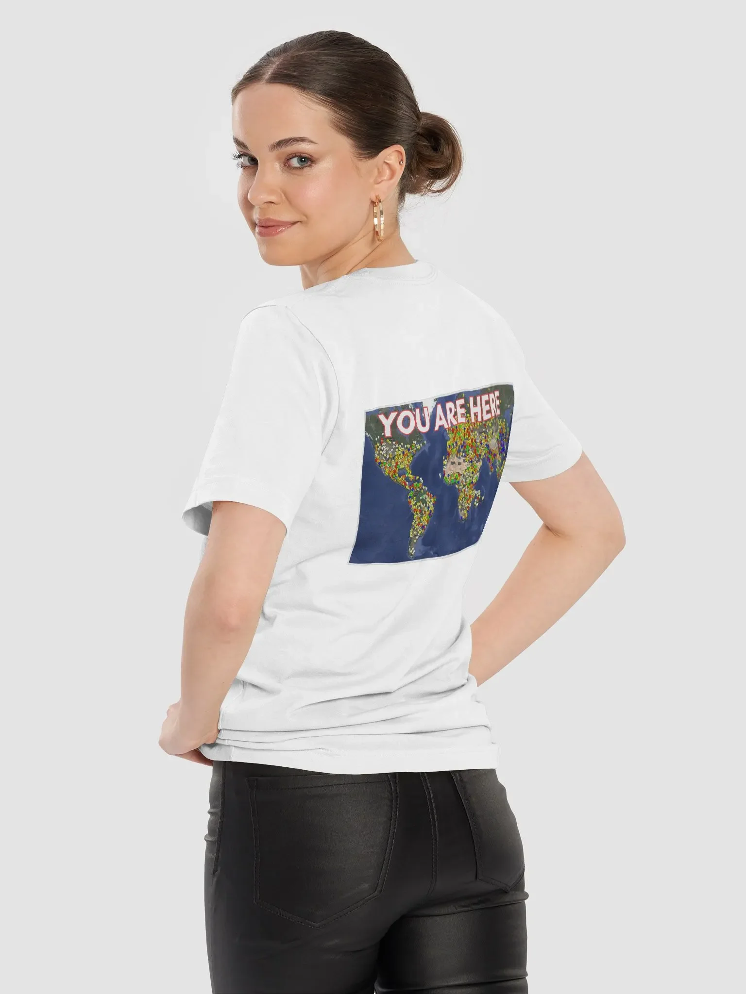 hugequiz World "You Are Here" T-Shirt product image (312)