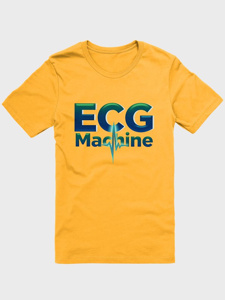 ECG Waveform Gradient T-Shirt product image (3)