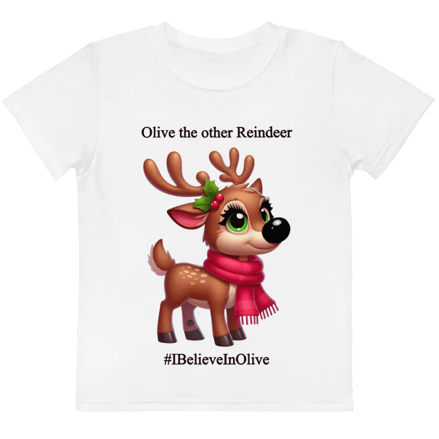 Kids White Christmas Official 'Olive the other Reindeer' T-Shirt product image (2)