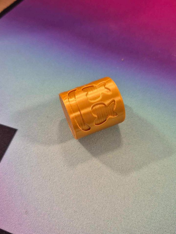 Mini Marshmello Gold Keychain product image (1)