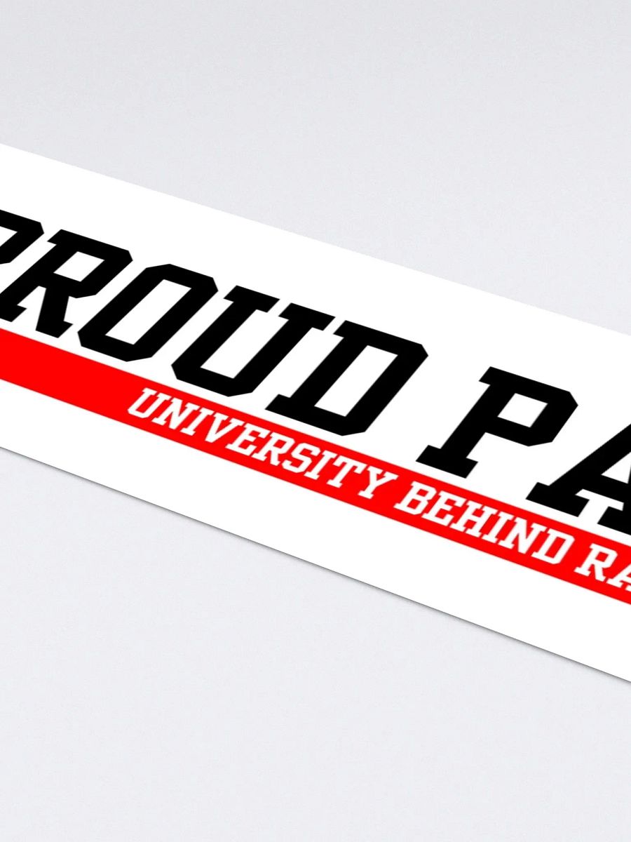 UBR Proud Parent Bumper Sticker product image (3)