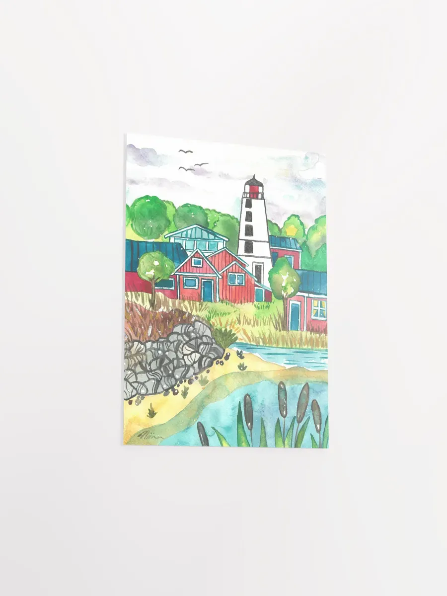 Fishing Village Art Print product image (3)