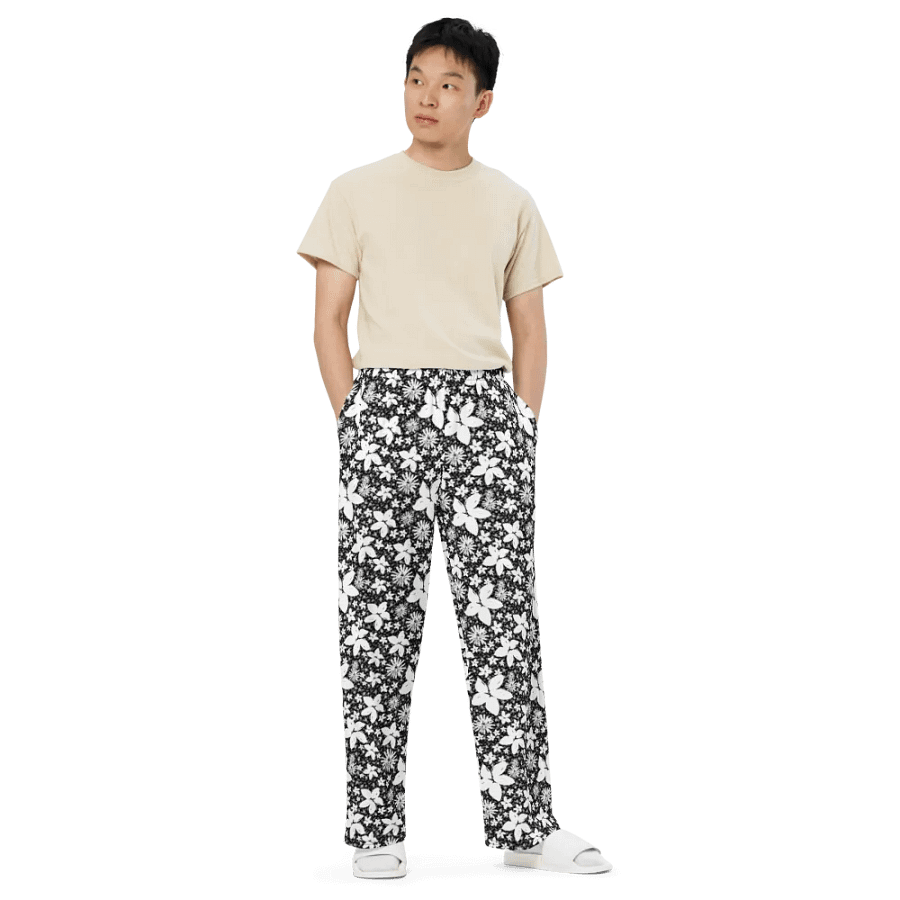 Flower Pants Loose Legs product image (7)