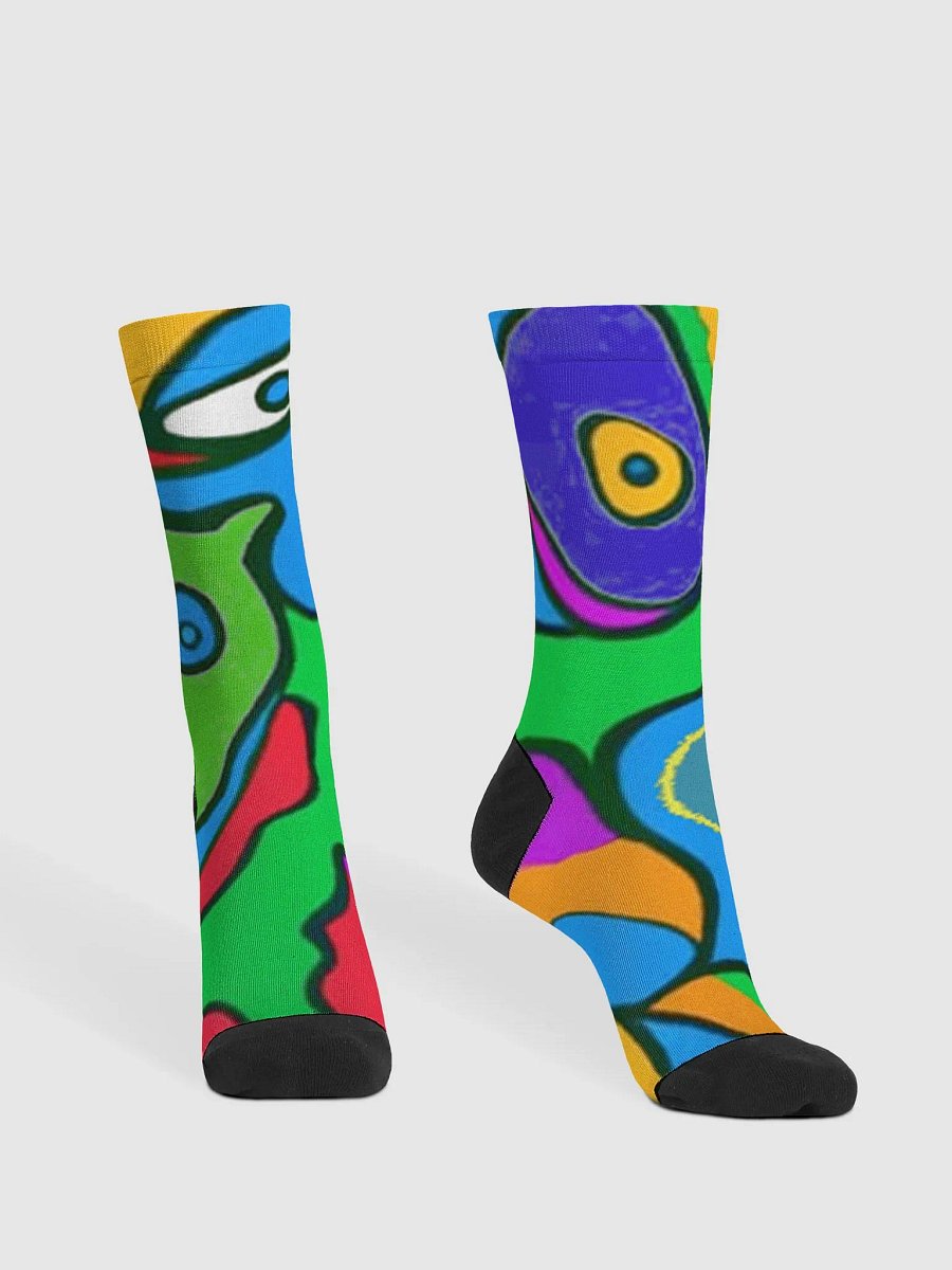 Vibrant Fusion Crew Socks product image (2)
