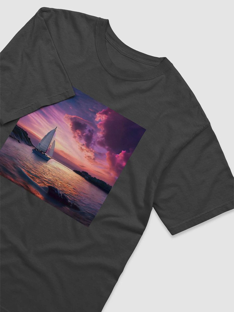 Sunset Serenity: Sailboat Chases Dreams product image (3)