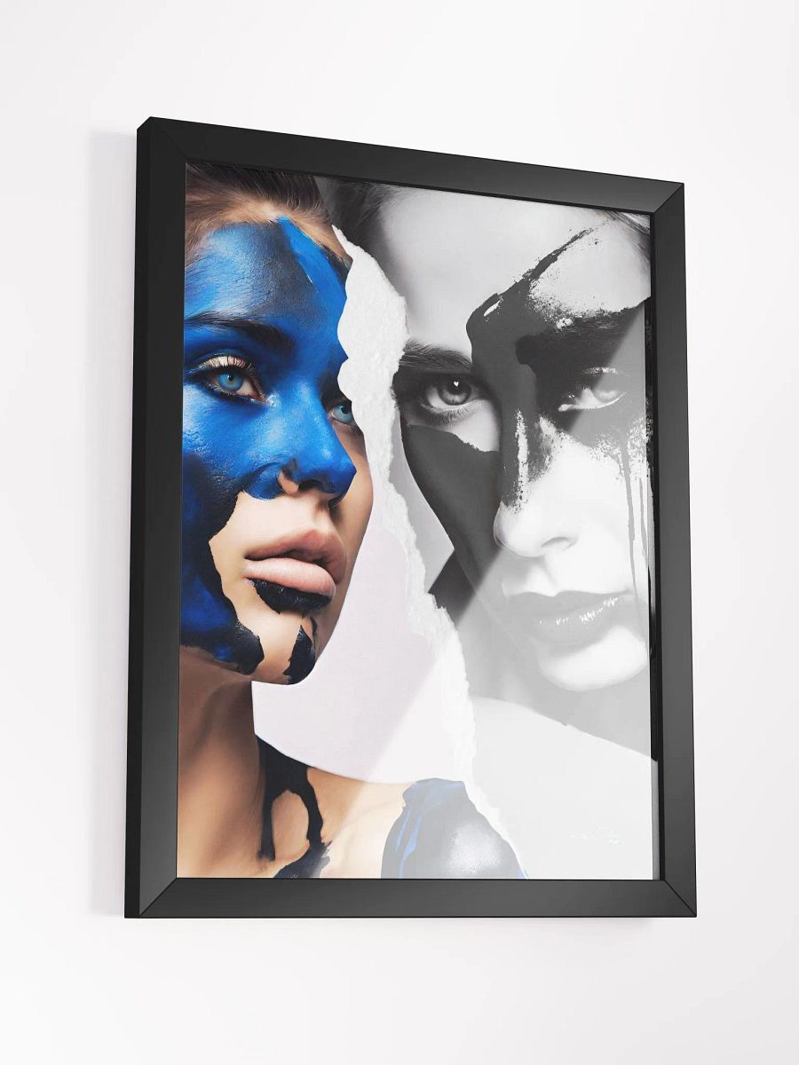 Living in Colors | Blue and beyond | Framed Collage Painting product image (4)