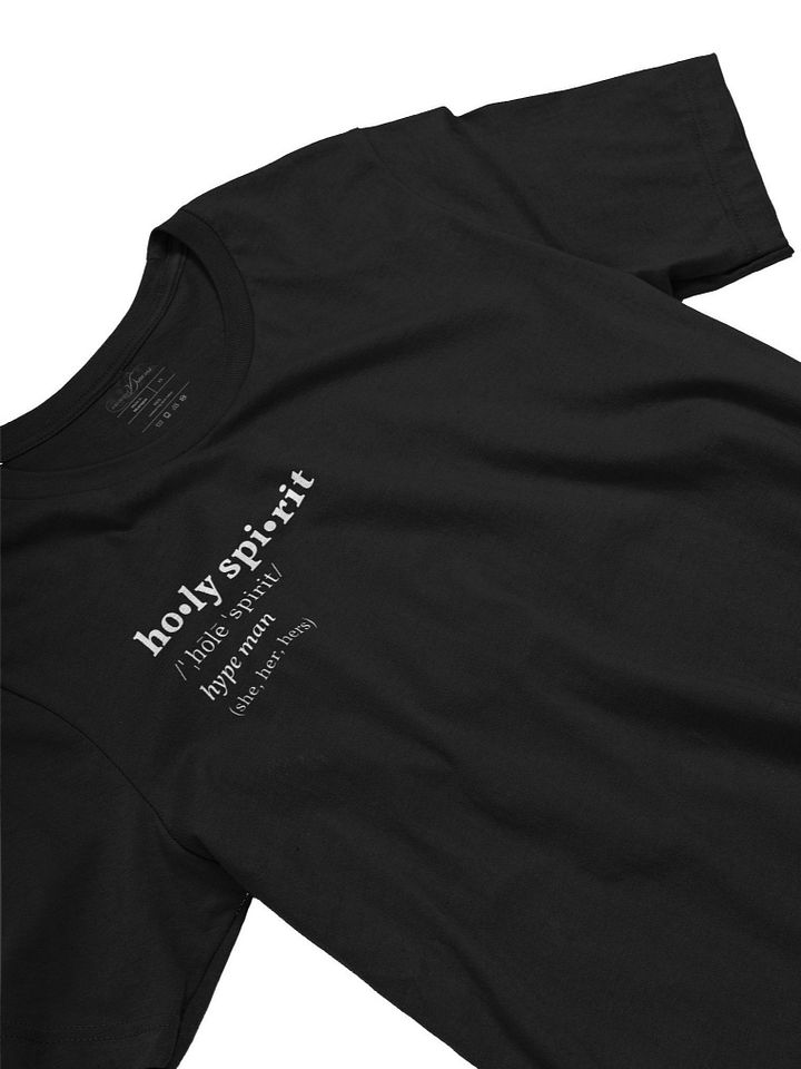 Holy Spirit (she,her,hers) Black T-Shirt product image (2)