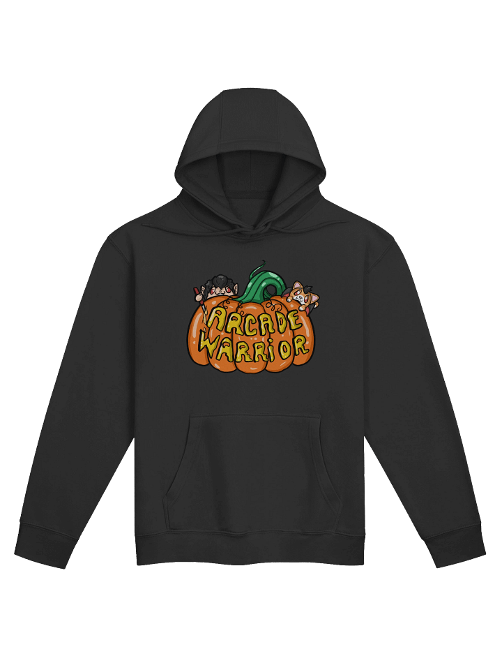 Arcade Warrior Pumpkin Unisex Hoodie Halloween 2025! product image (6)
