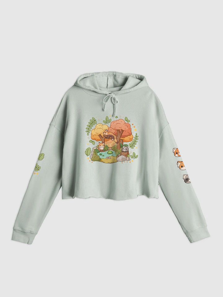 Cropped hoodie | Woodland frens product image (13)