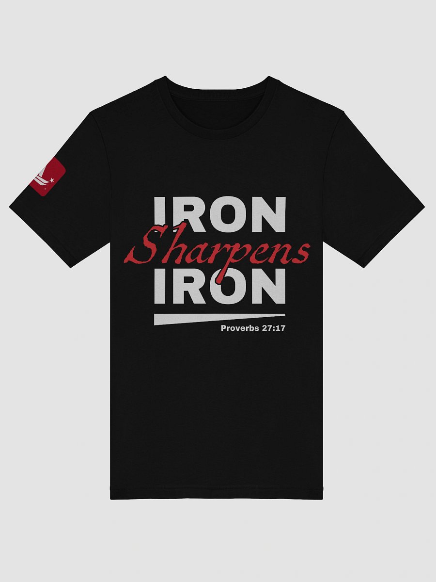 Women’s Iron Sharpens Iron T-Shirt – Proverbs 27:17 product image (5)