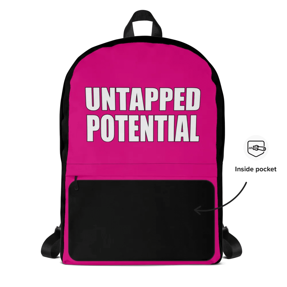 Untapped Potential Hot Pink Backpack product image (12)