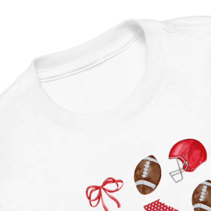 Toddler Girls Bulldogs Football T-Shirt (Homemade) product image (2)