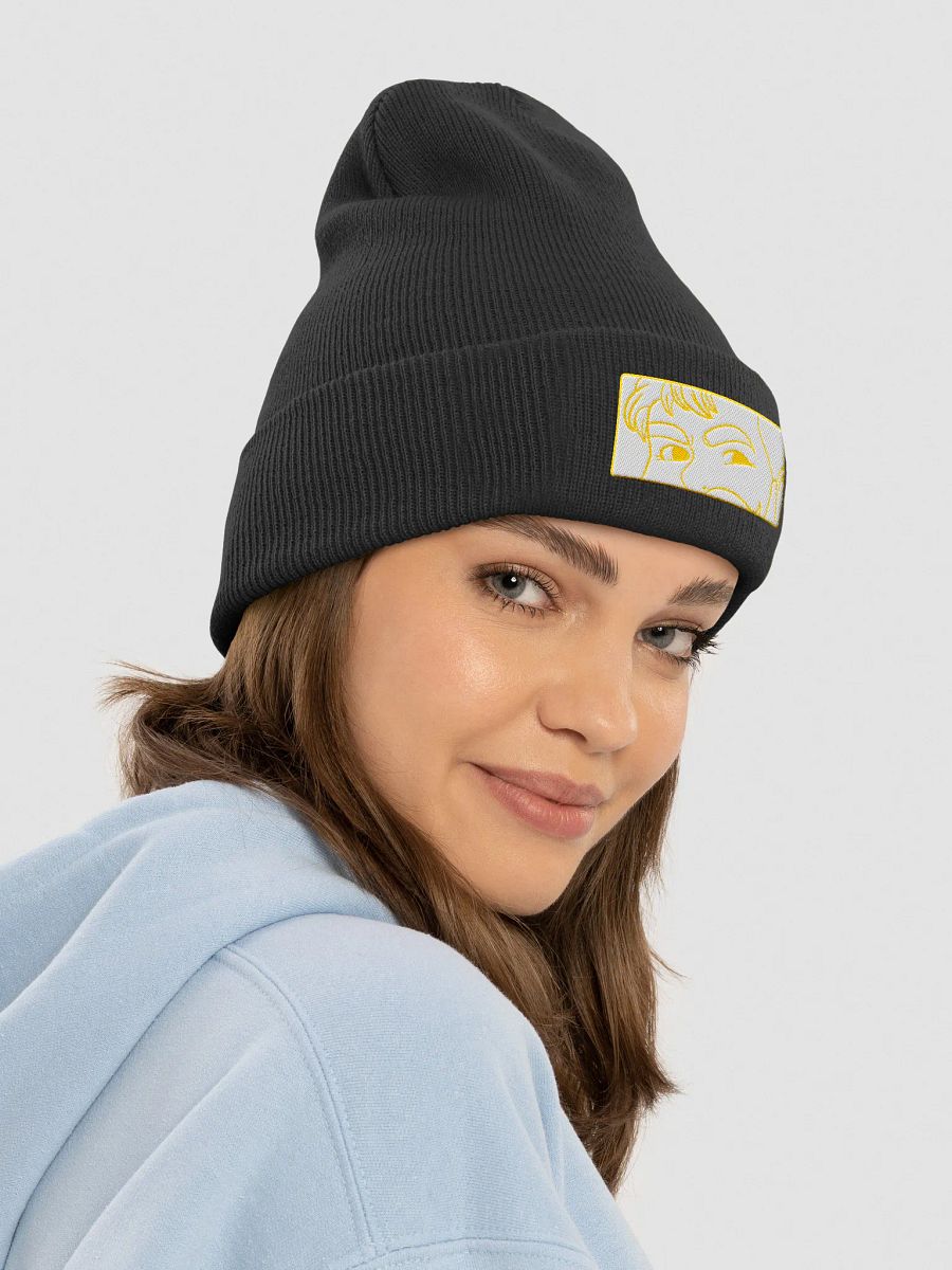 Bear Stare Beanie - Yellow Outline product image (32)