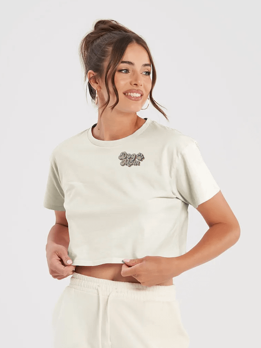 Dog Mom Cropped shirt - Small Print product image (39)