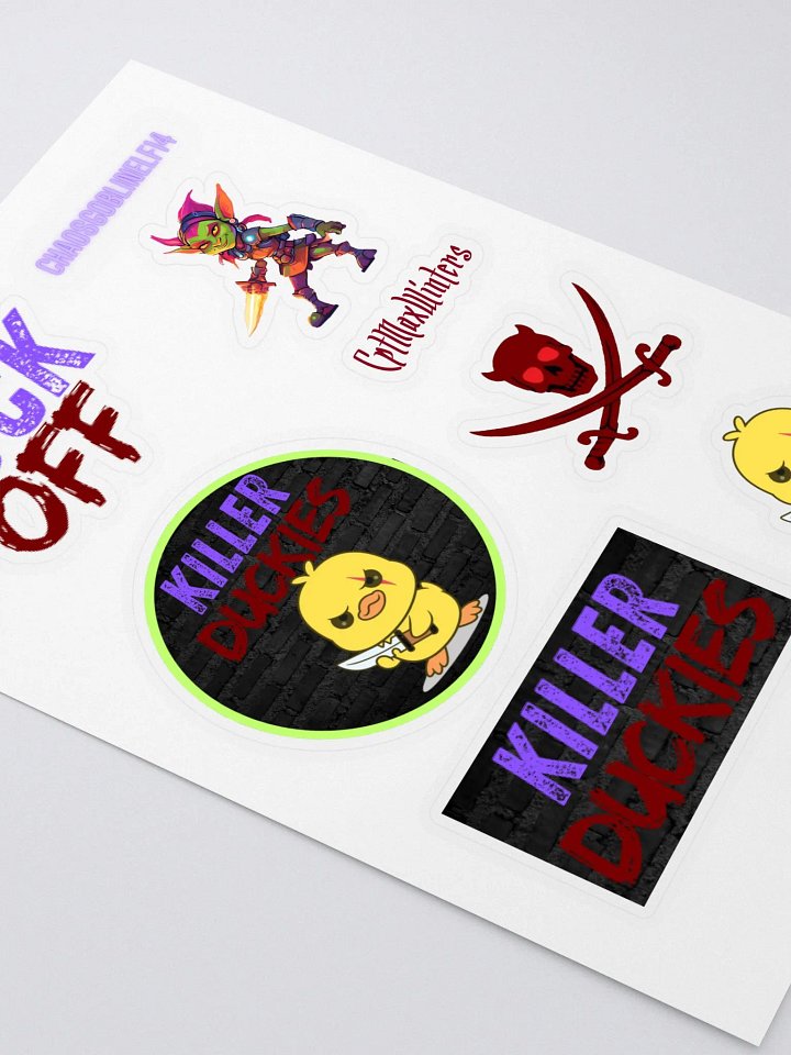 Killer Duckies Sticker Sheet product image (2)