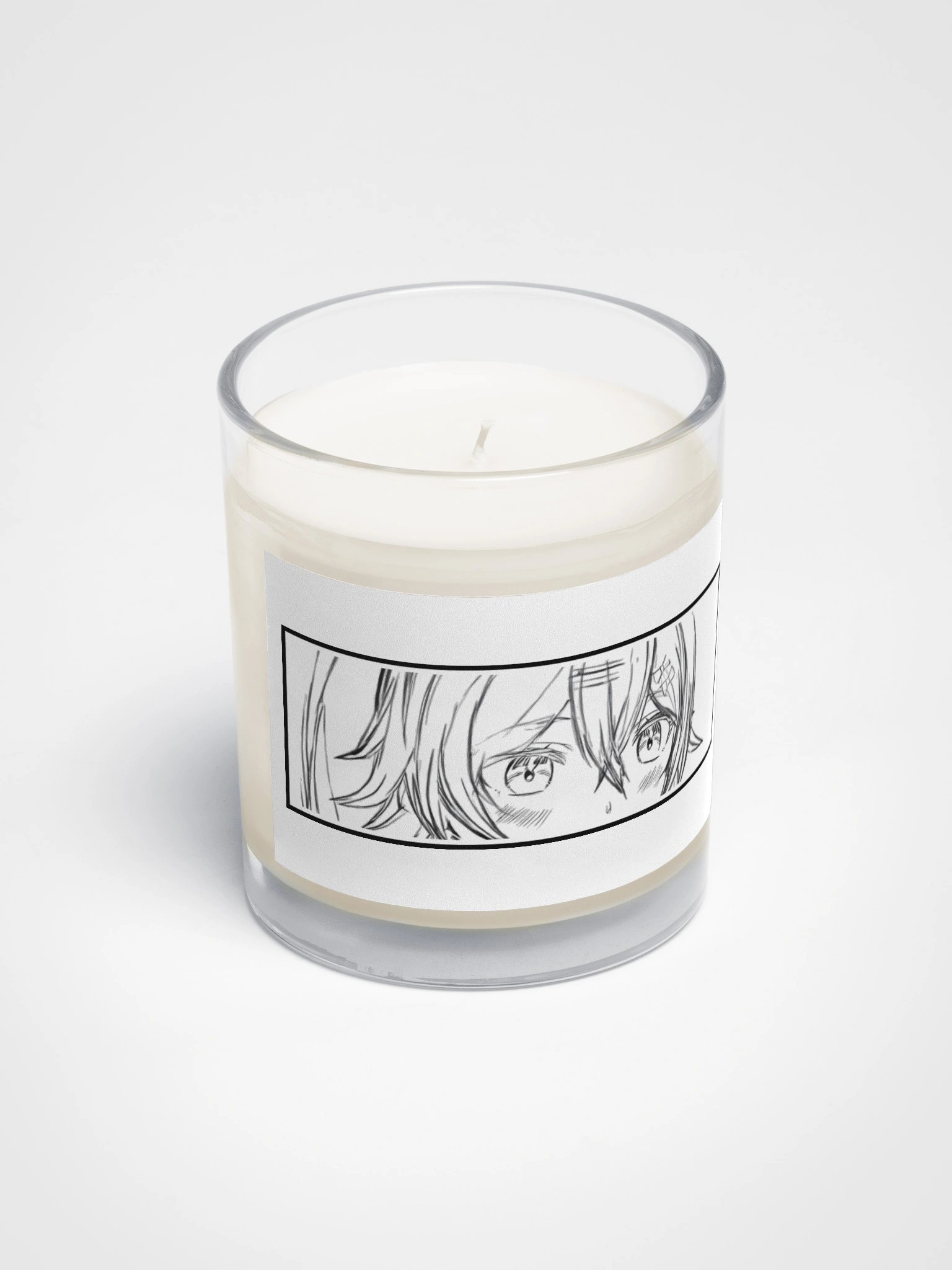 Yui lineart candle product image (2)