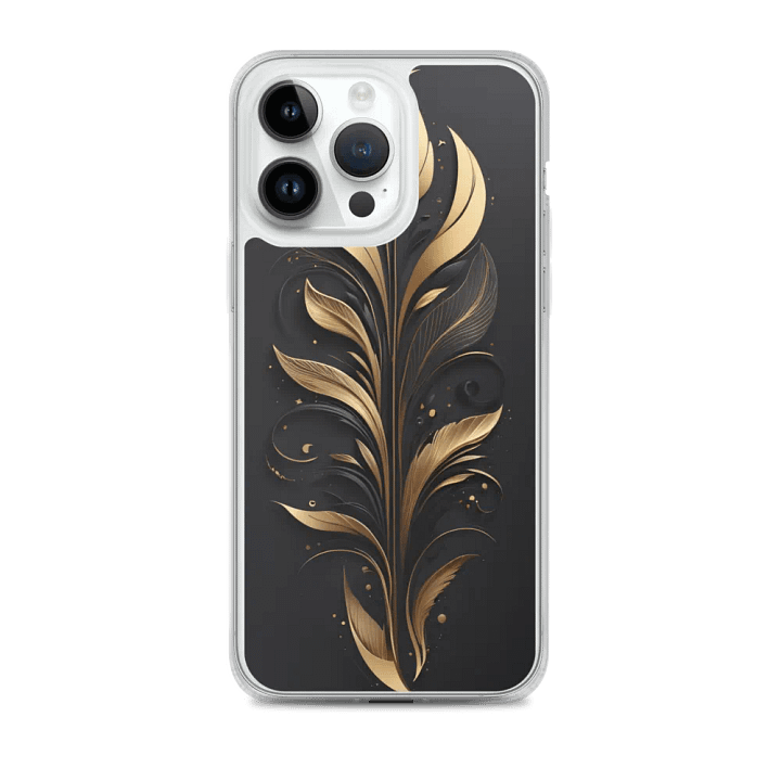 MagSafe® Clear Case for iPhone® – The golden Leaves product image (2)
