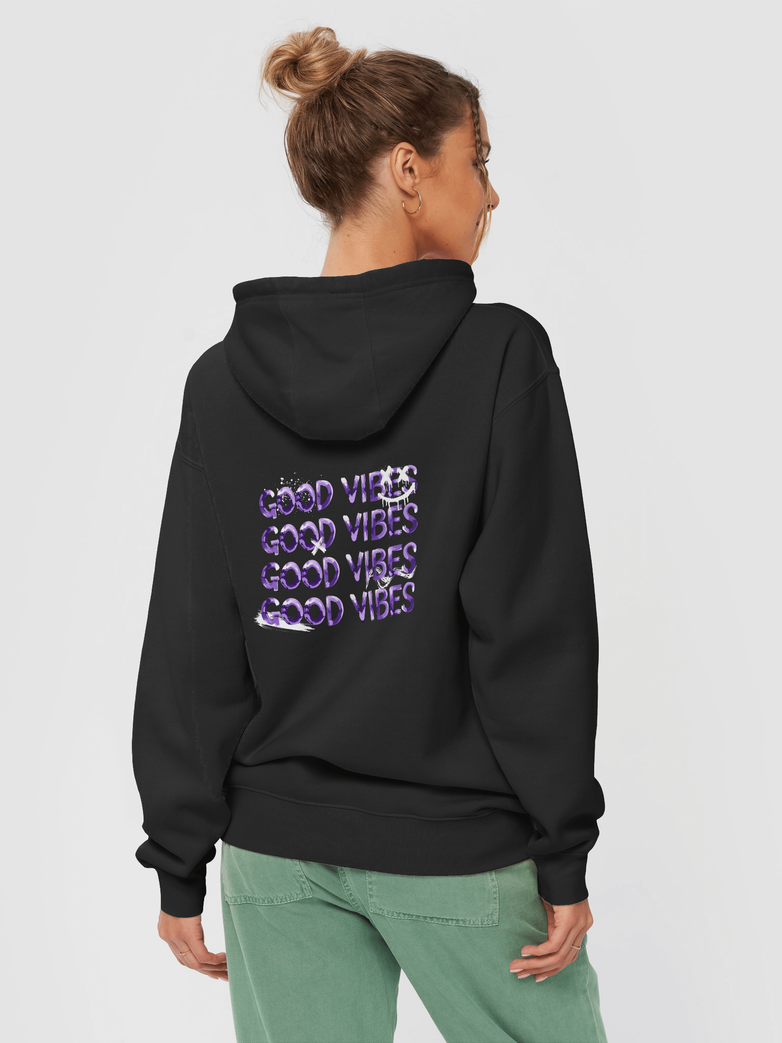 Good Vibes Double Sided Hoodie product image (4)