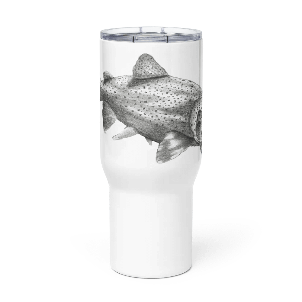 Trout Drawing Travel Cup product image (2)