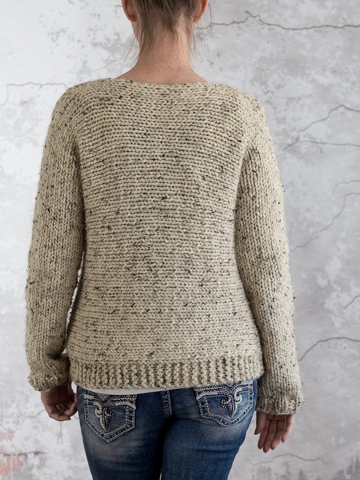 Chunky Sweater Knitting Pattern - Winter Solace product image (2)