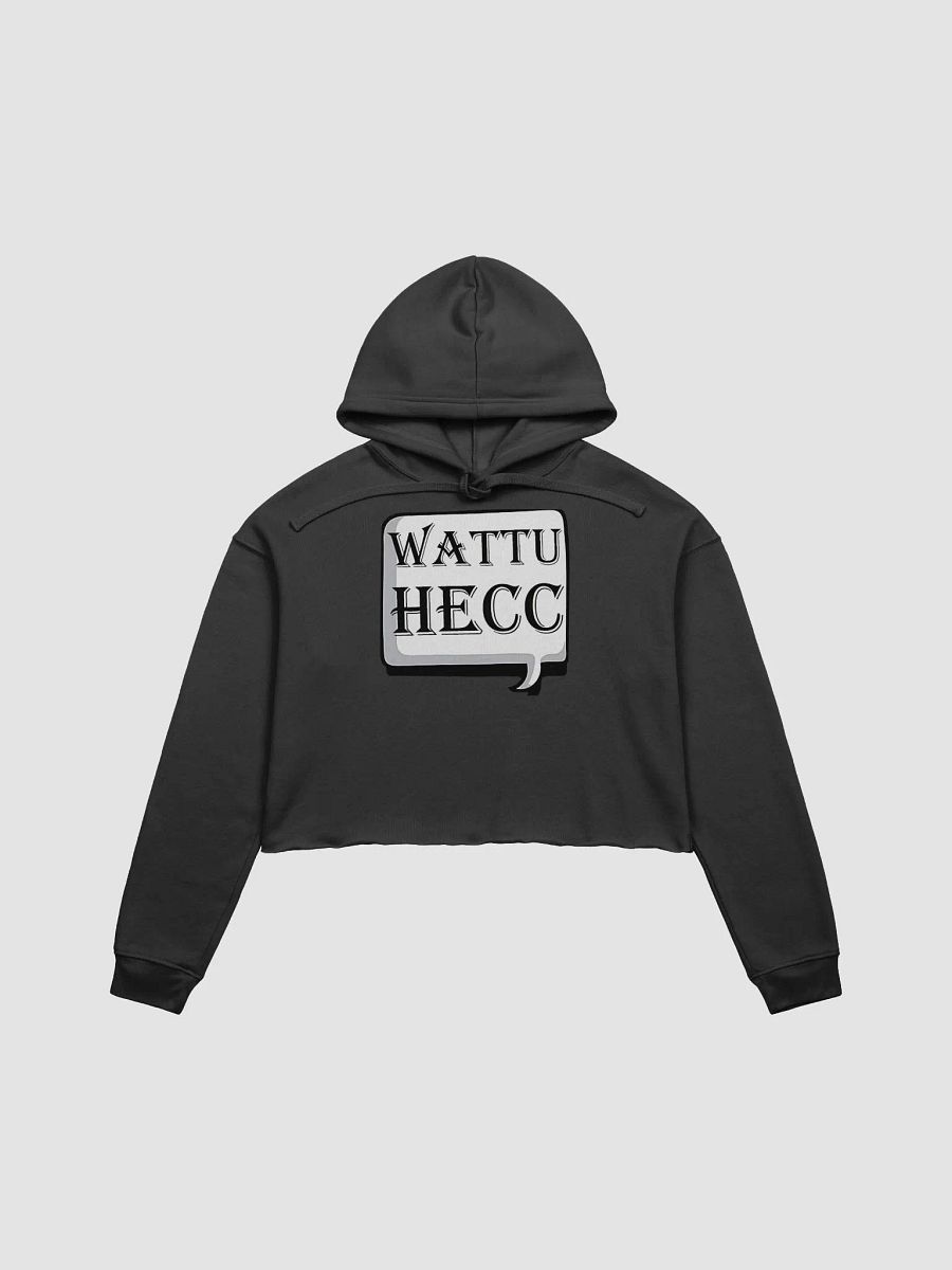 wattuhecc Bella+Canvas Fleece Crop Hoodie product image (3)