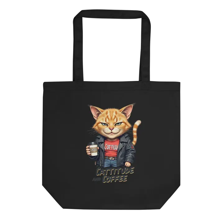 Cattitude & Coffee Eco Tote product image (1)