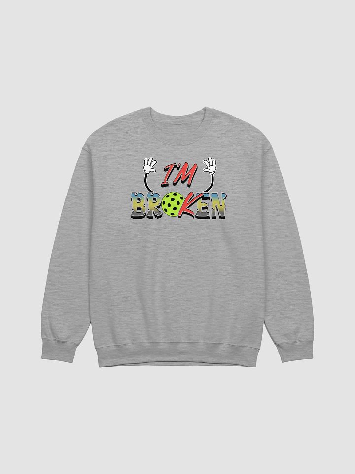 Im Ok Im Broken Pickleball Crewneck Sweatshirt product image (19)