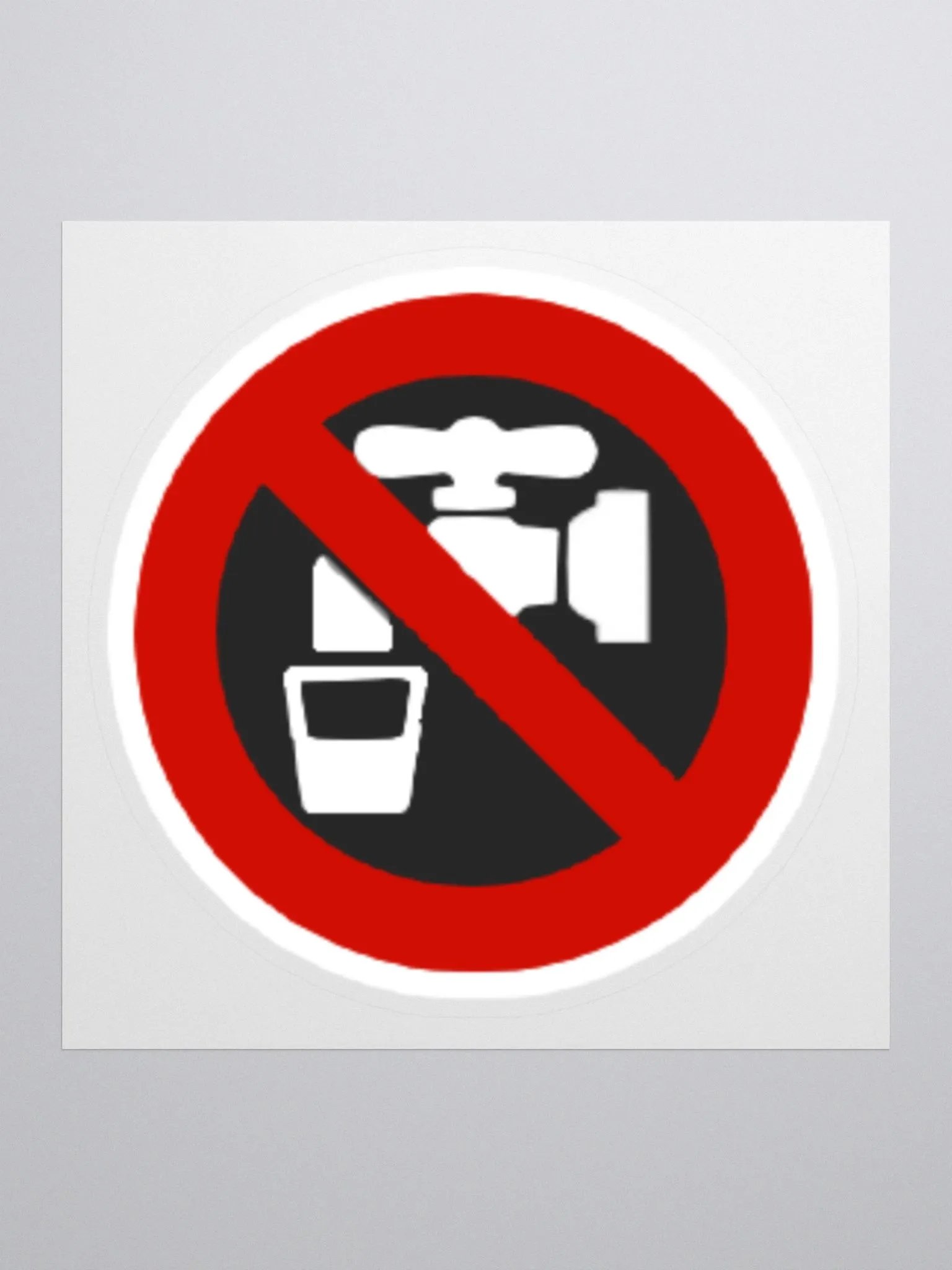 Non-Potable Water Sticker product image (1)